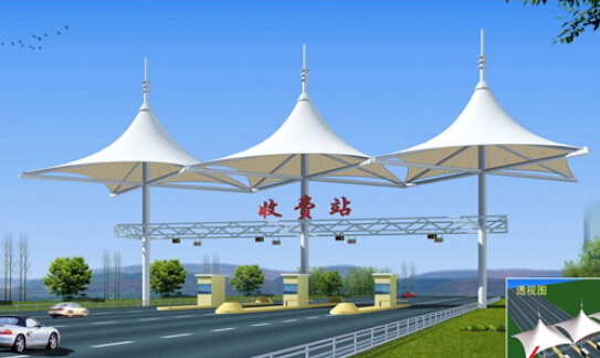 膜結構建筑在夏天的應用